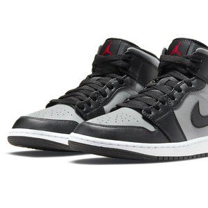 Men's Jordan 1 Mid Shadow Red